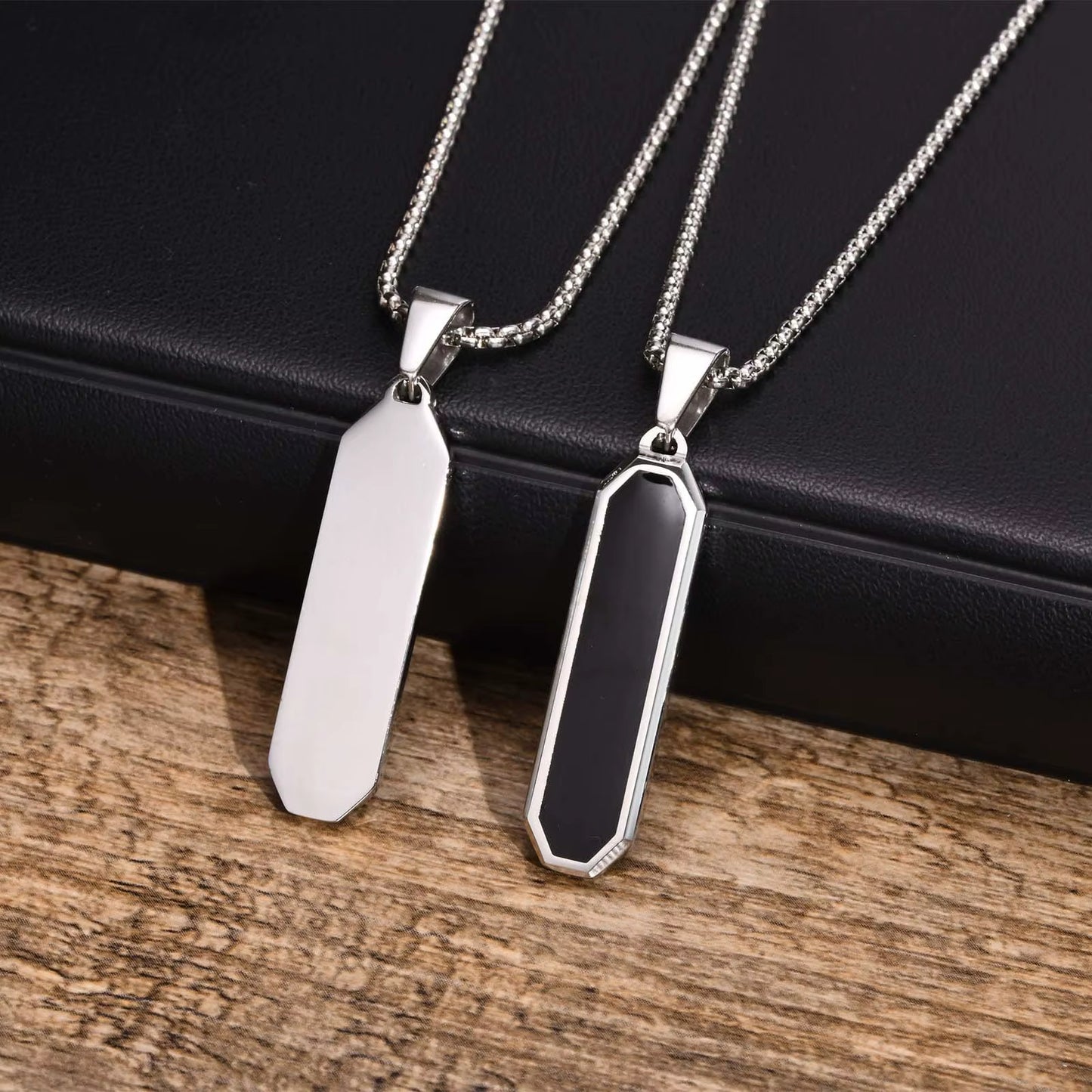 Silver-Plated Simple Pendant Necklace – Effortless Elegance for Every Occasion