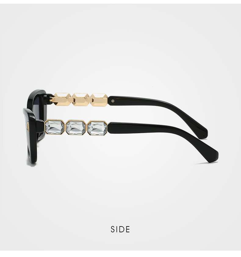 Papillon Crystal | Butterfly Rectangle Sunglasses