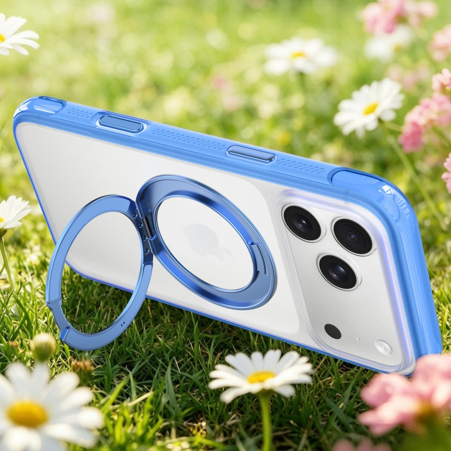 AIR - Magnetic 360° Rotating Phone Case with Alloy Buttons
