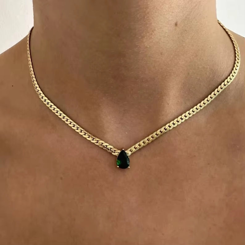 Fashion PVD Gold-Plated Stainless Steel Necklace