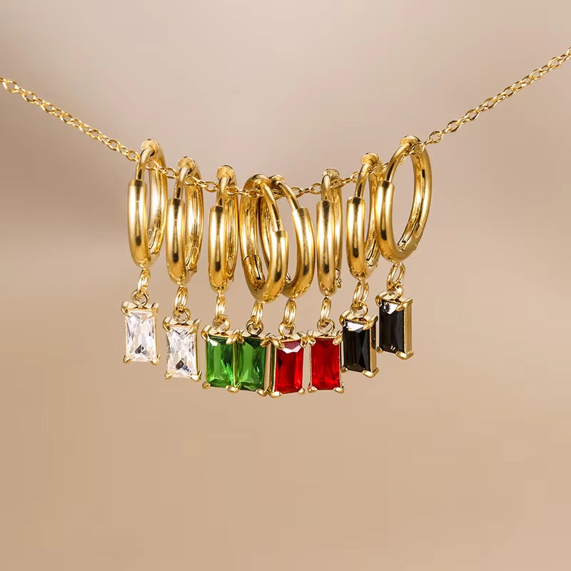 Classic Hoop Earrings – Timeless Color & Summer Sparkle