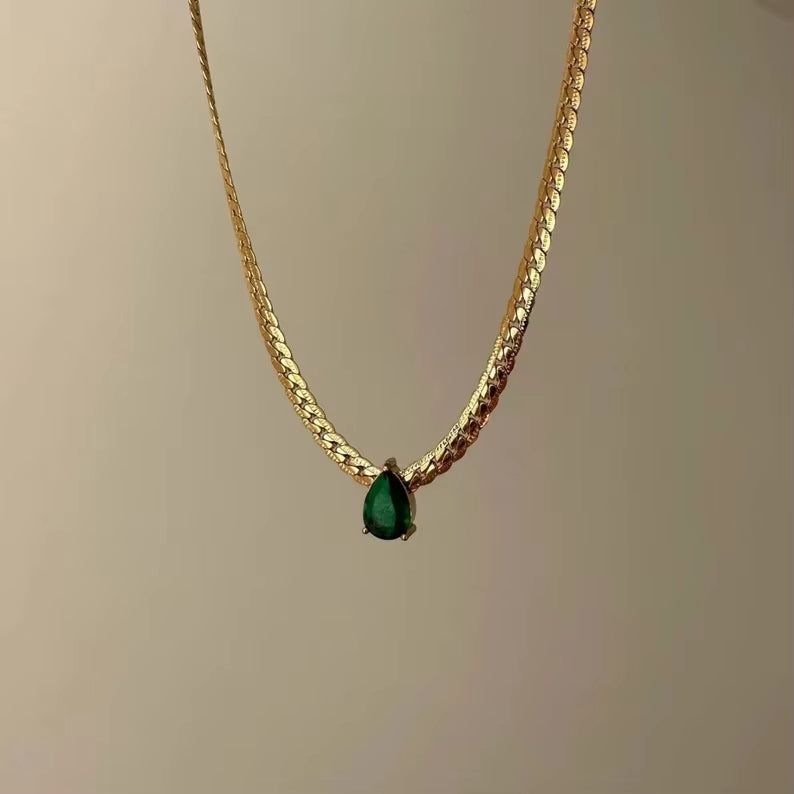 Fashion PVD Gold-Plated Stainless Steel Necklace
