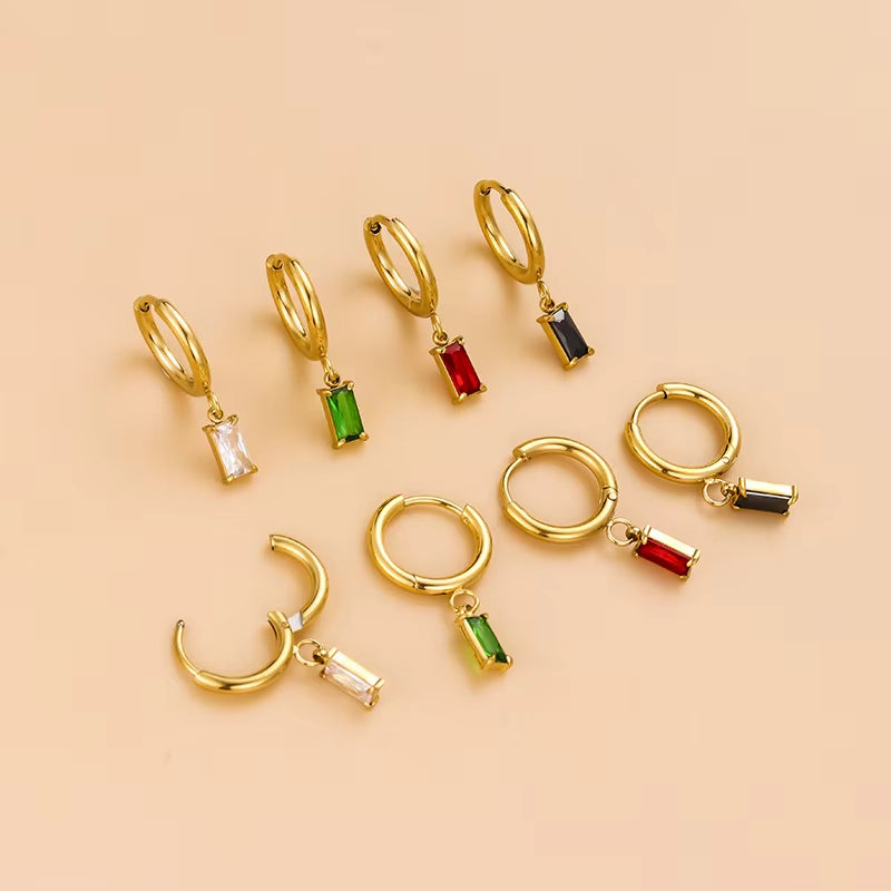 Classic Hoop Earrings – Timeless Color & Summer Sparkle