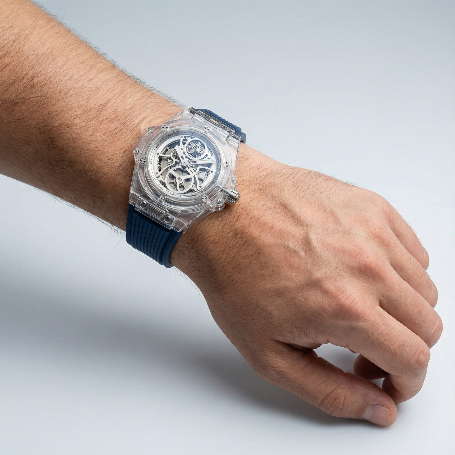 Crystal Series – Clear Case Watch