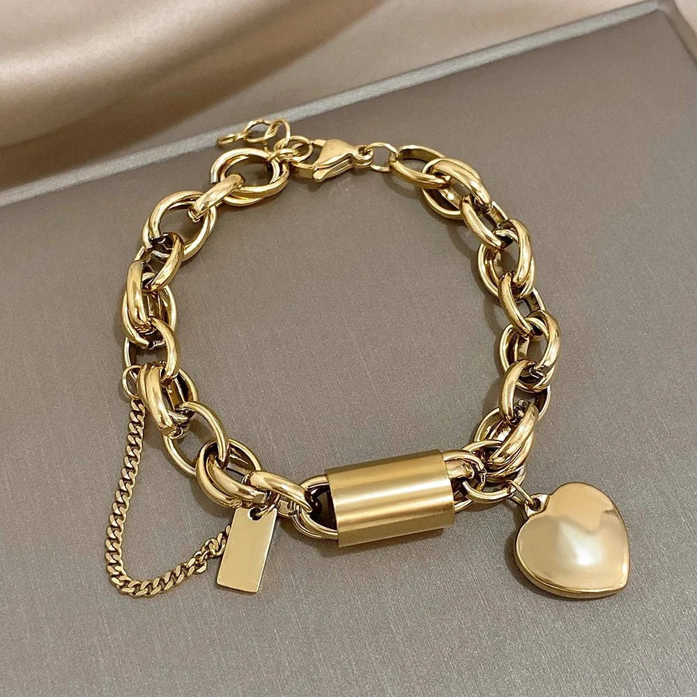 Boldheart Lock Bracelet