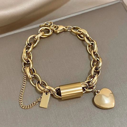 Boldheart Lock Bracelet