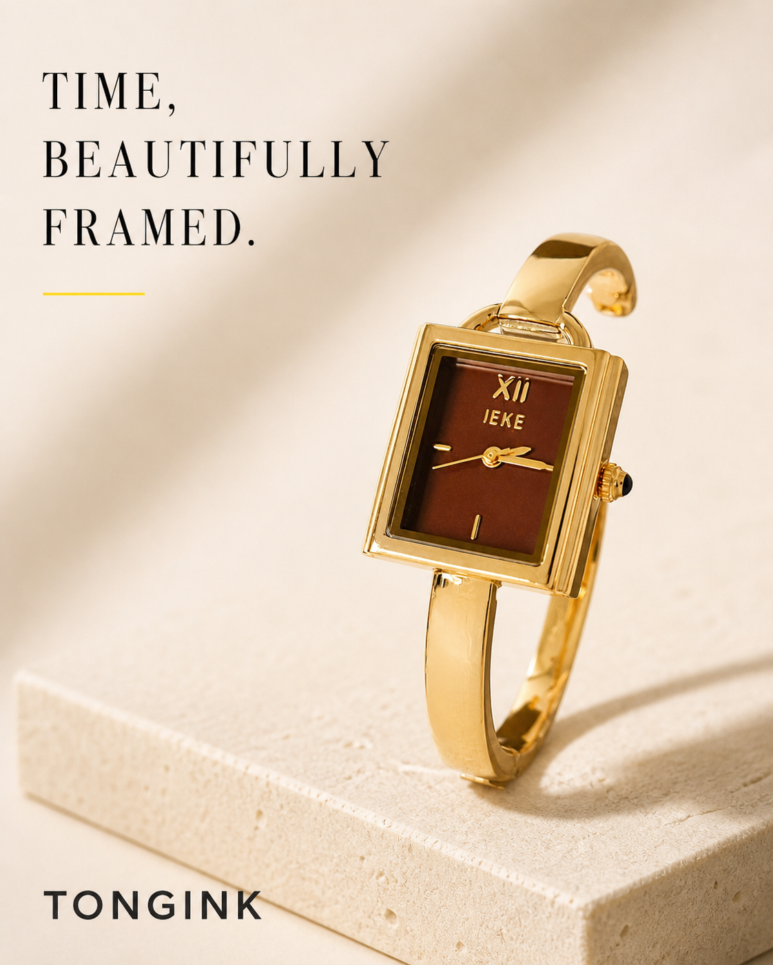 ÉLAN — Rectangular Bangle Watch