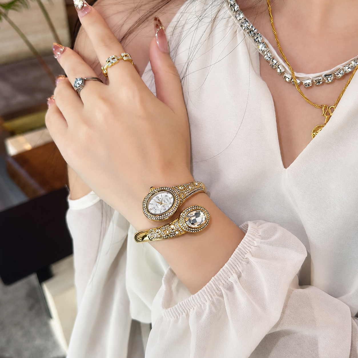 Celestia Orbit Crystal Watch
