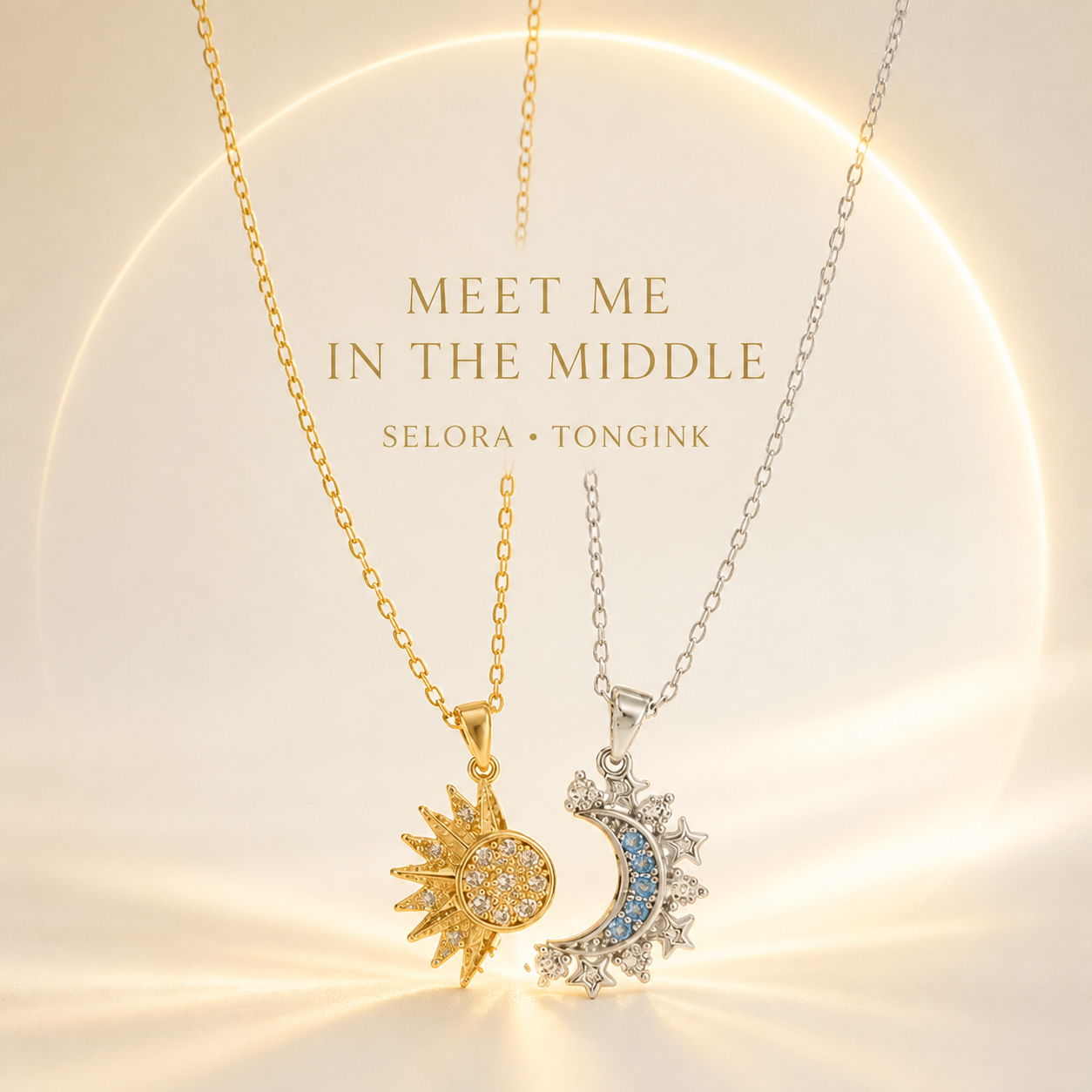 Selora Sun & Moon Necklace Set