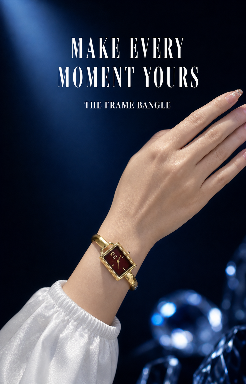 ÉLAN — Rectangular Bangle Watch