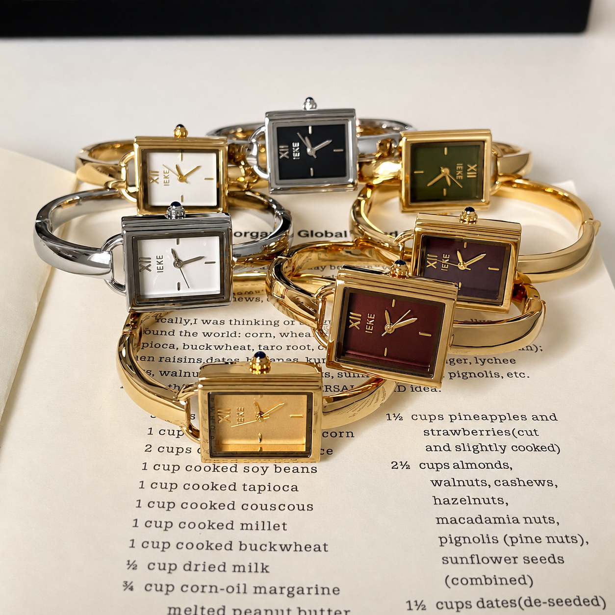 ÉLAN — Rectangular Bangle Watch