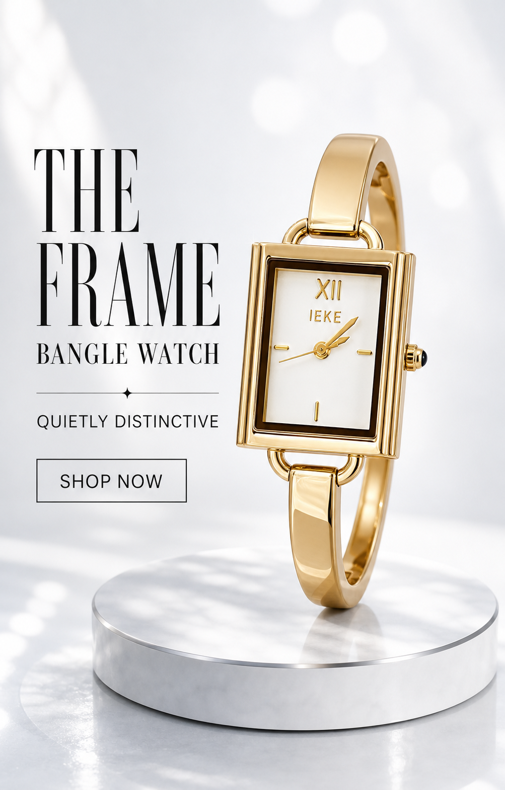 ÉLAN — Rectangular Bangle Watch