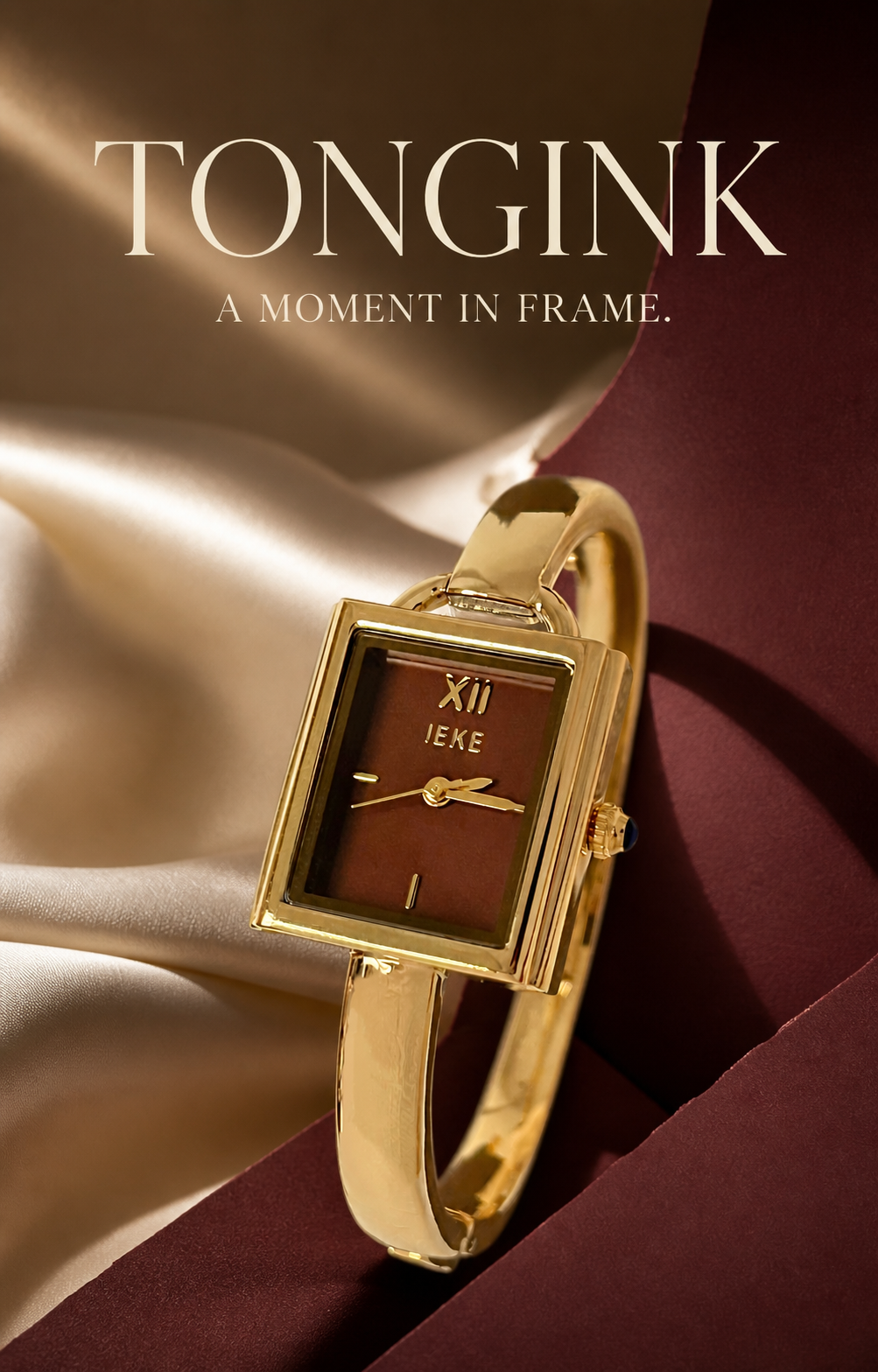 ÉLAN — Rectangular Bangle Watch