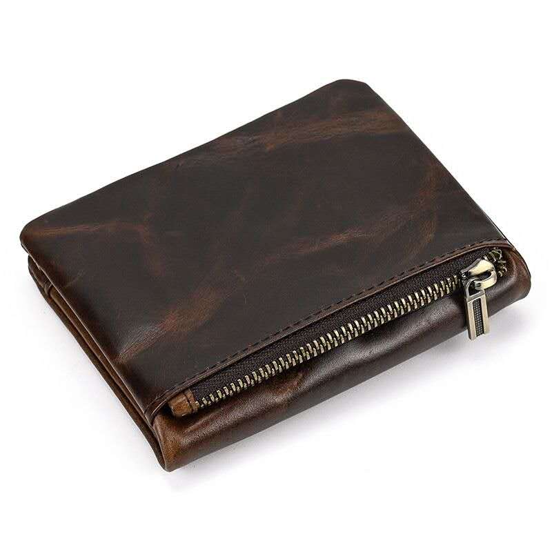 Vintage Bi-Fold Leather Wallet – Original Leather Wallet