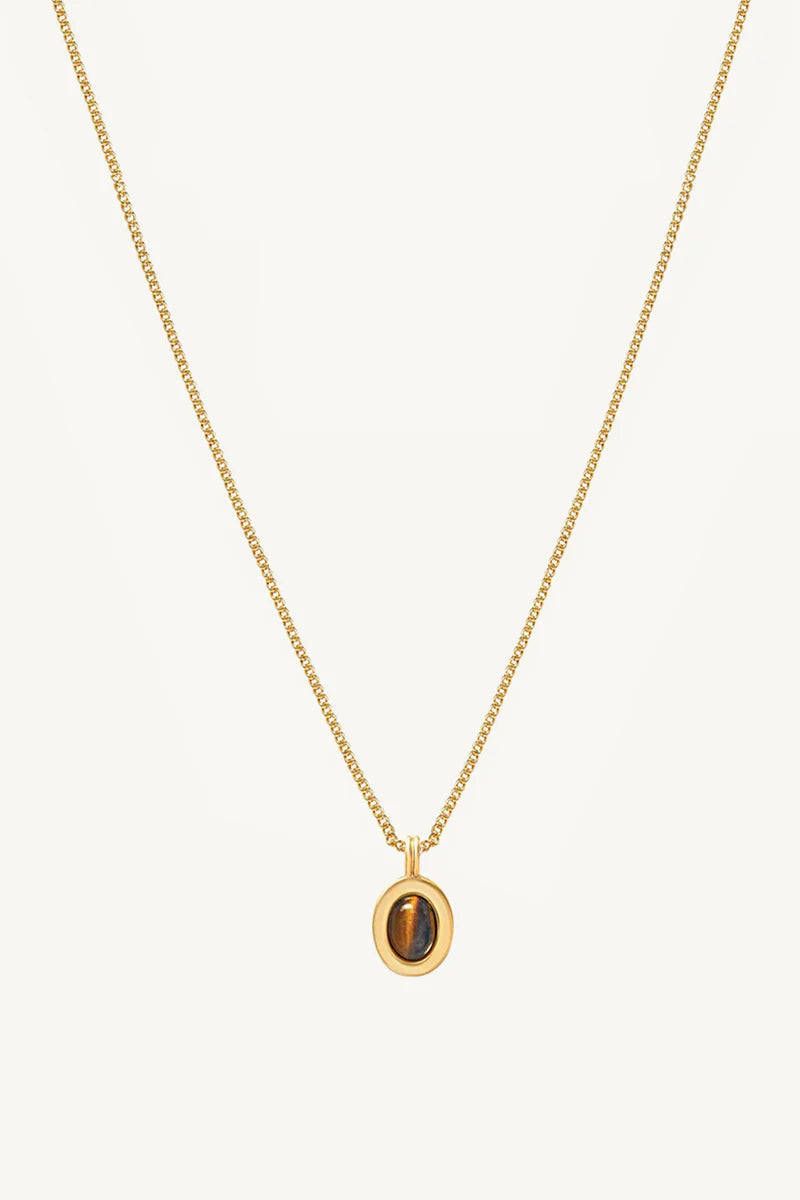 Bron Tiger's Eye Necklace set