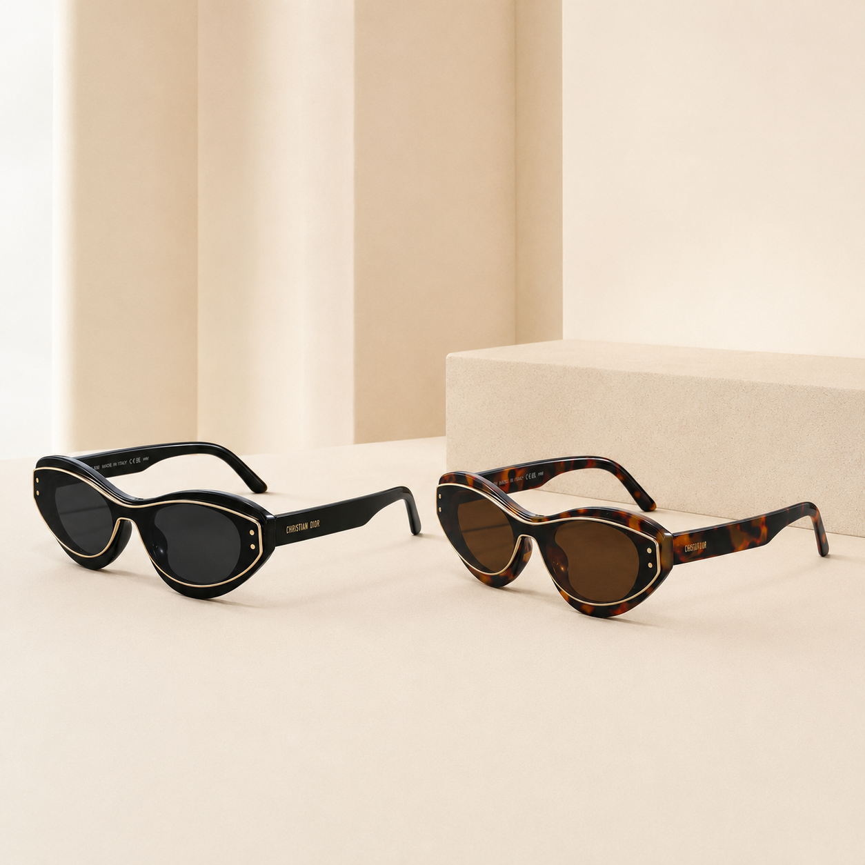 TONGINK Riviera Line Cat-Eye Sunglasses