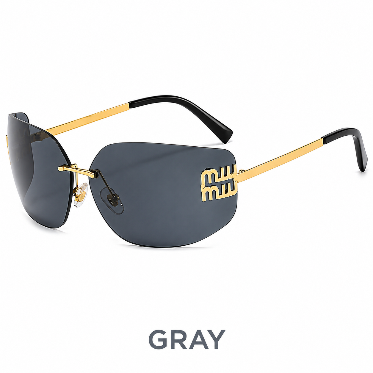 MUSE Edge | Rimless Geometric Luxury Sunglasses