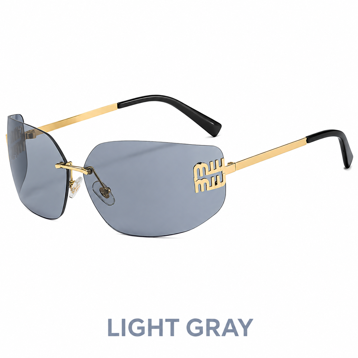 MUSE Edge | Rimless Geometric Luxury Sunglasses
