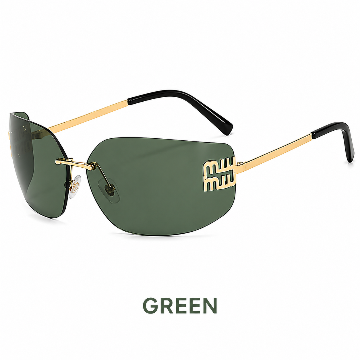 MUSE Edge | Rimless Geometric Luxury Sunglasses