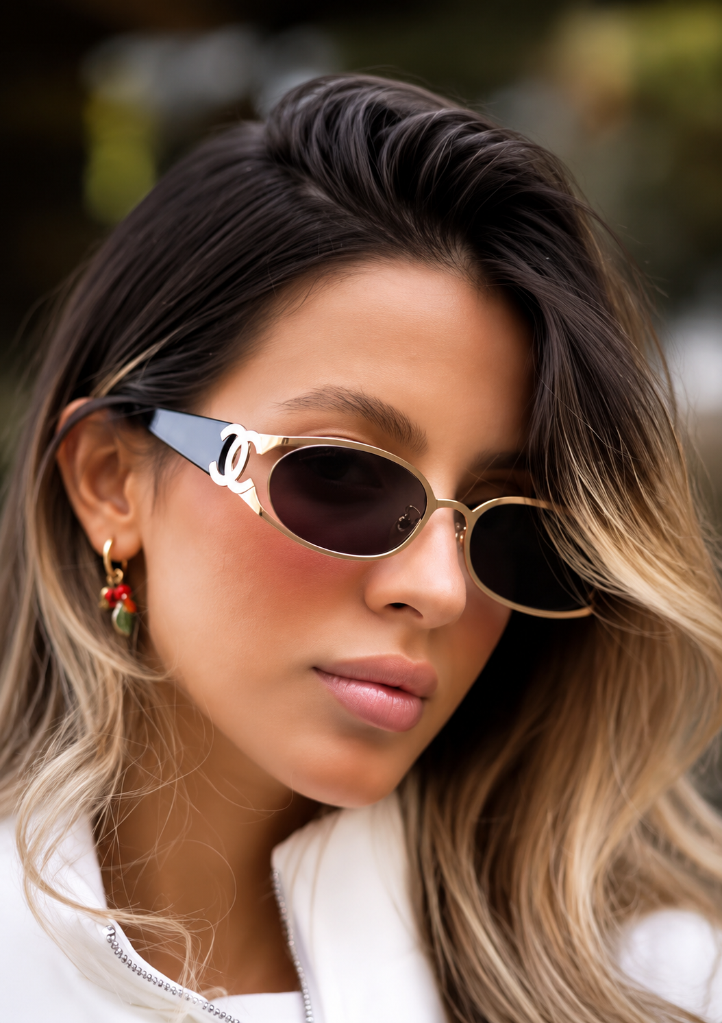 Aurelia Oval Luxe Sunglasses