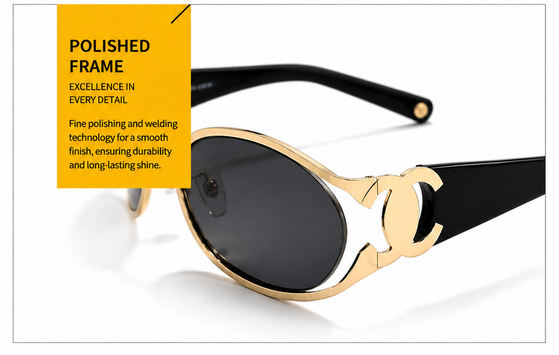 Aurelia Oval Luxe Sunglasses