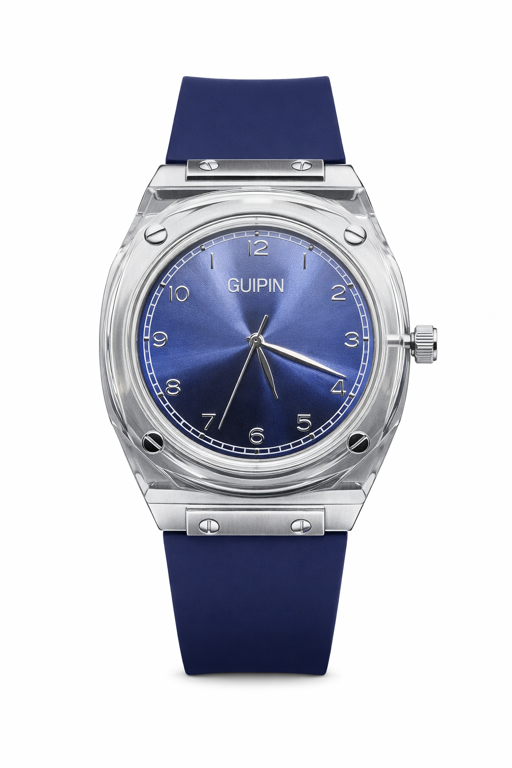 Crystal Watch – Azure Blue Dial