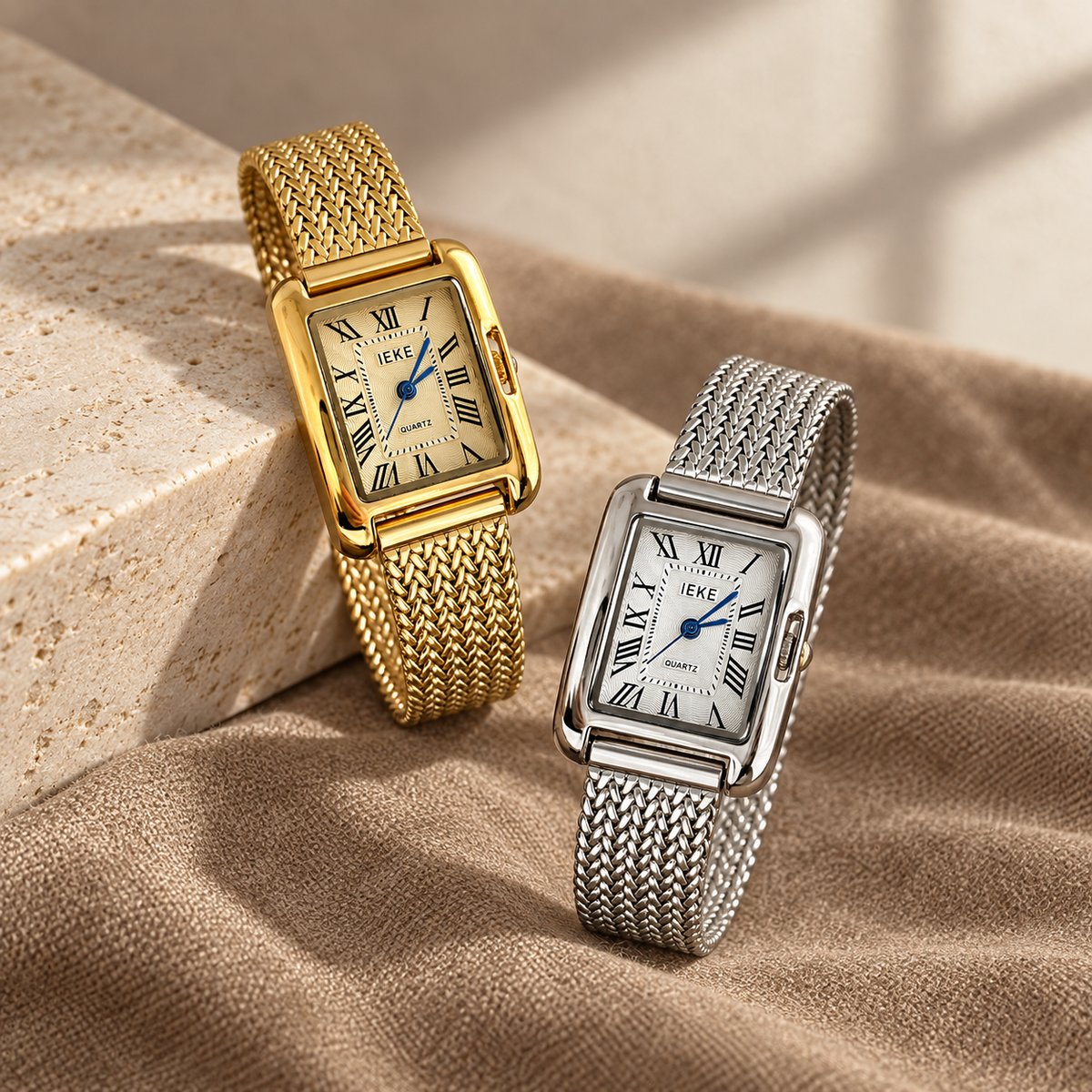 IEKE Rectangular Quartz Watch