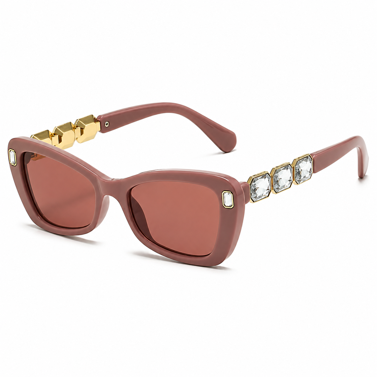 Papillon Crystal | Butterfly Rectangle Sunglasses