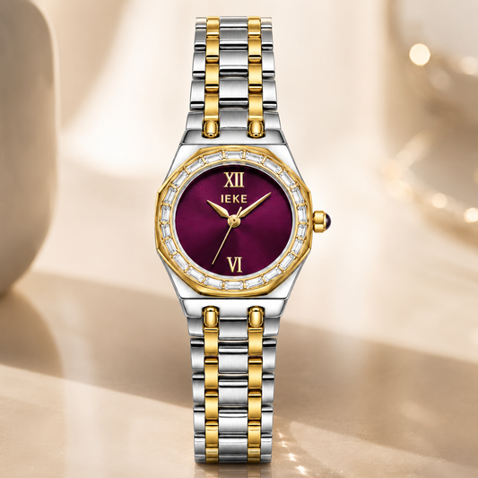 IEKE Violet Stone Watch