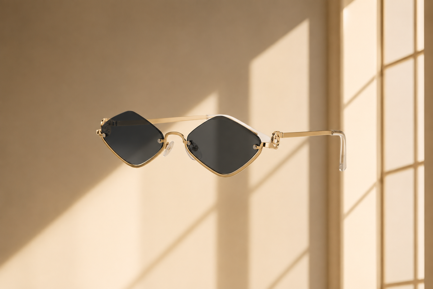 LUXE Prism Rimless Sunglasses