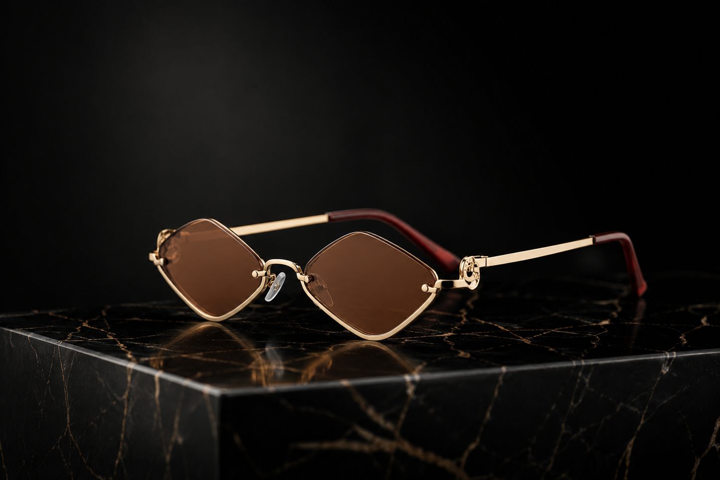 LUXE Prism Rimless Sunglasses