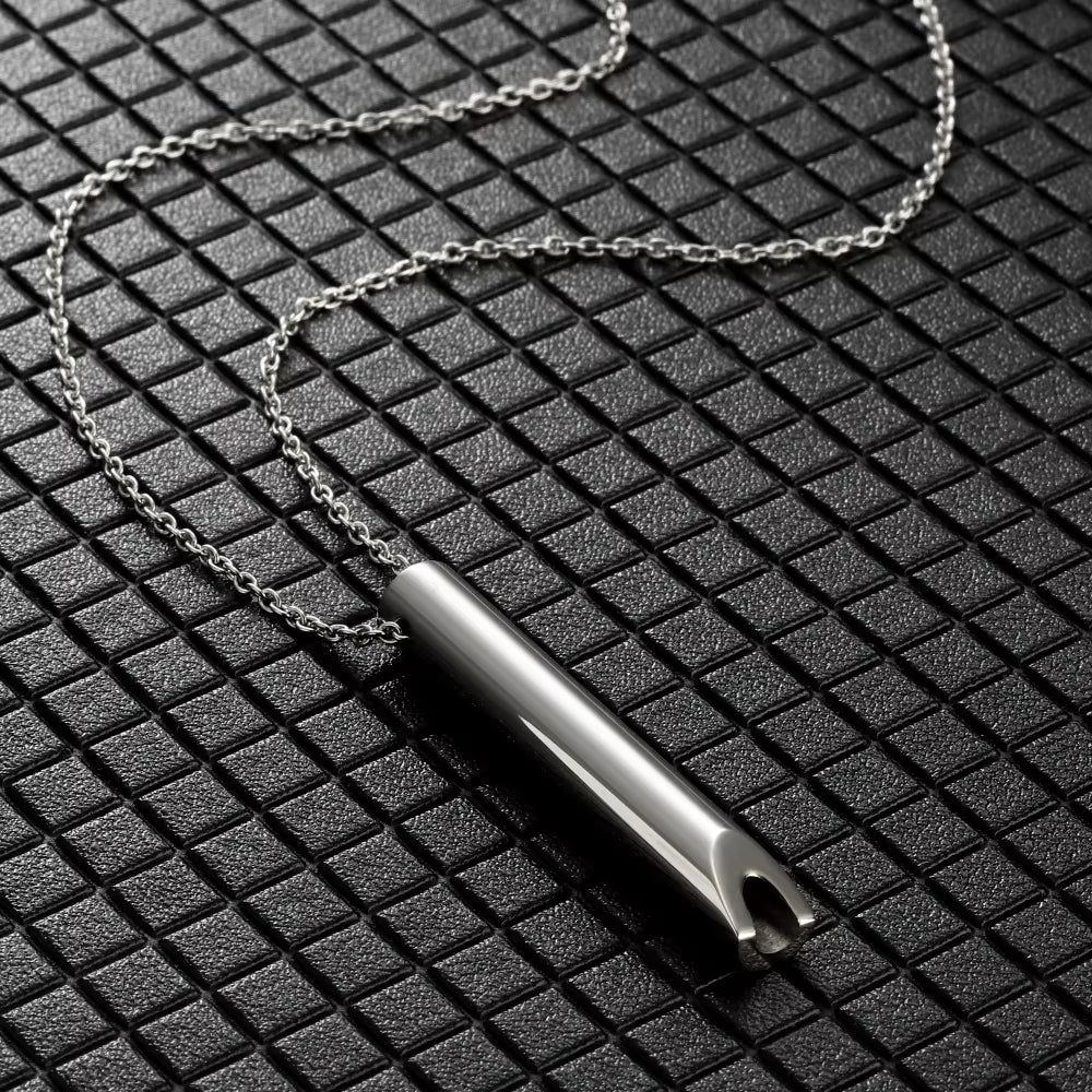 Stainless Steel Clavicle Chain Necklace – Stress Relief Magnetic Design