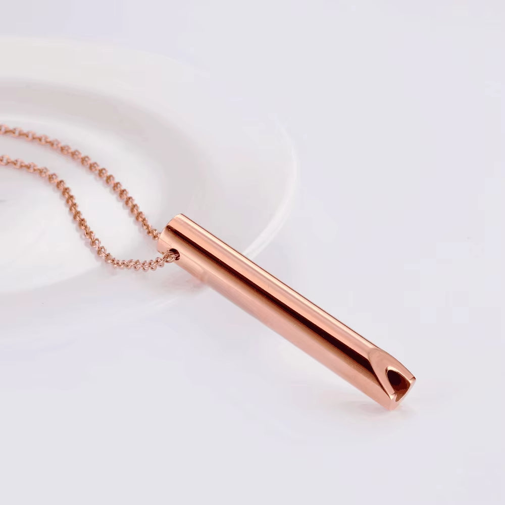 Stainless Steel Clavicle Chain Necklace – Stress Relief Magnetic Design