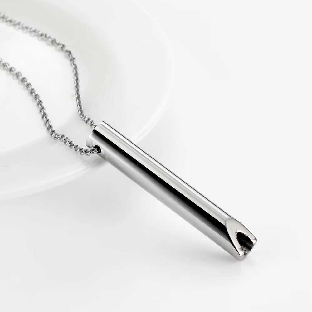 Stainless Steel Clavicle Chain Necklace – Stress Relief Magnetic Design