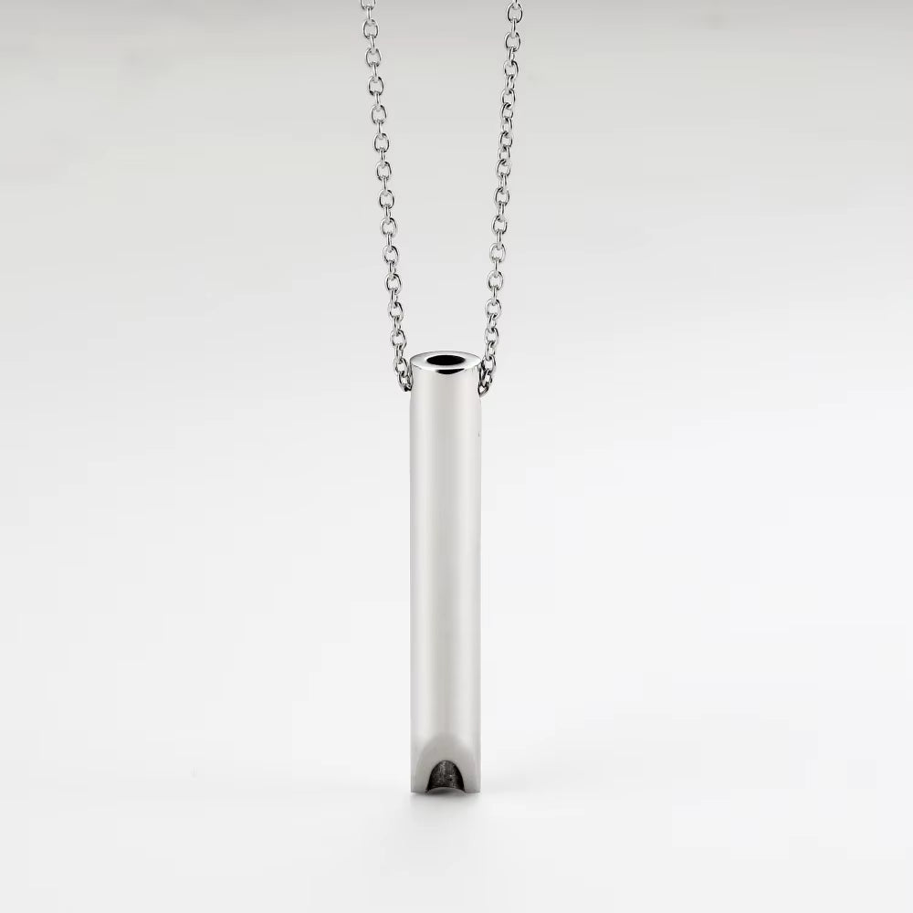 Stainless Steel Clavicle Chain Necklace – Stress Relief Magnetic Design