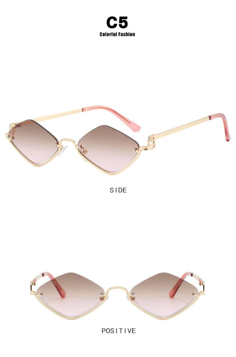 LUXE Prism Rimless Sunglasses