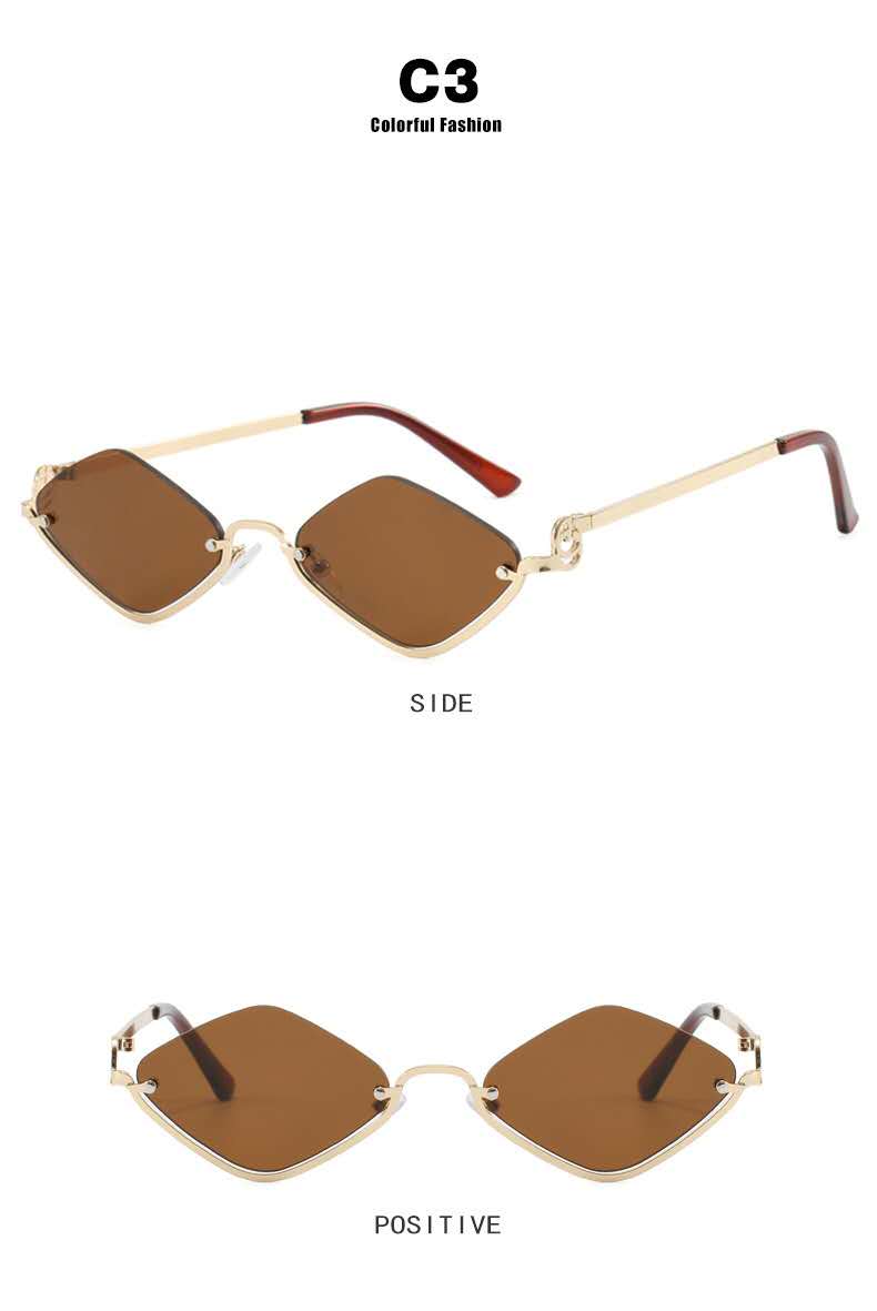 LUXE Prism Rimless Sunglasses