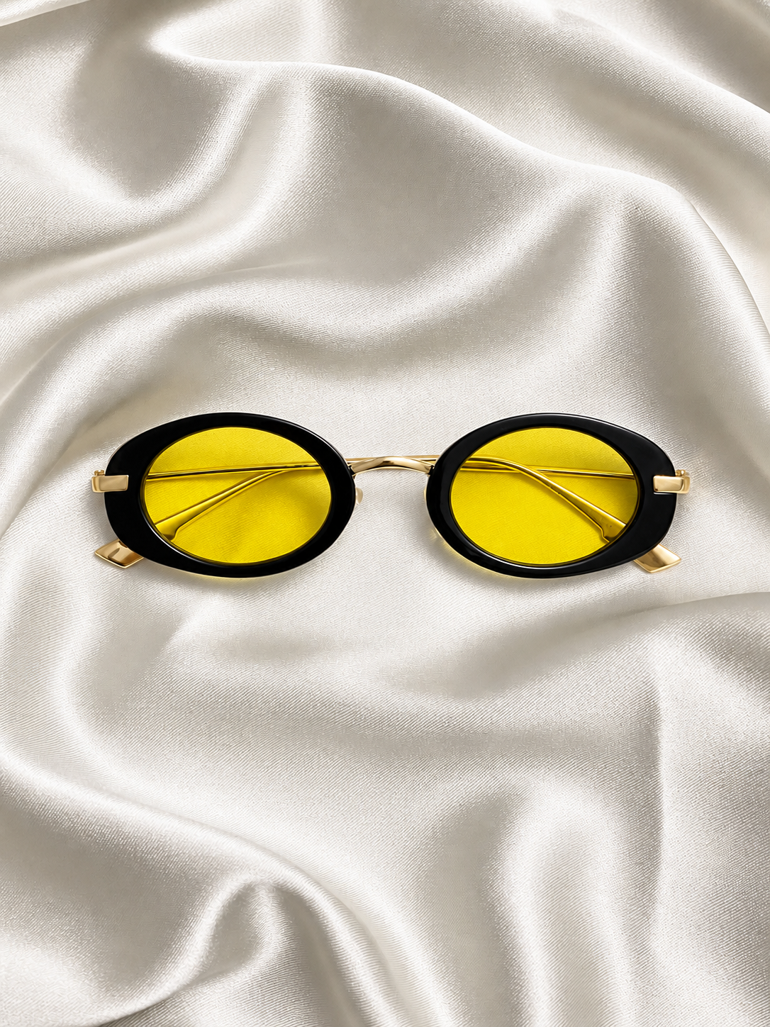 ÉCLISSE Retro Oval Sunglasses