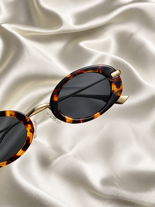 ÉCLISSE Retro Oval Sunglasses