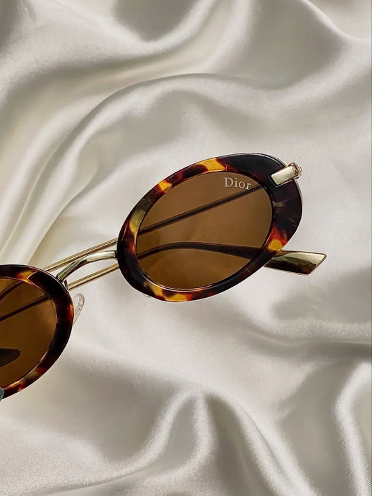 ÉCLISSE Retro Oval Sunglasses