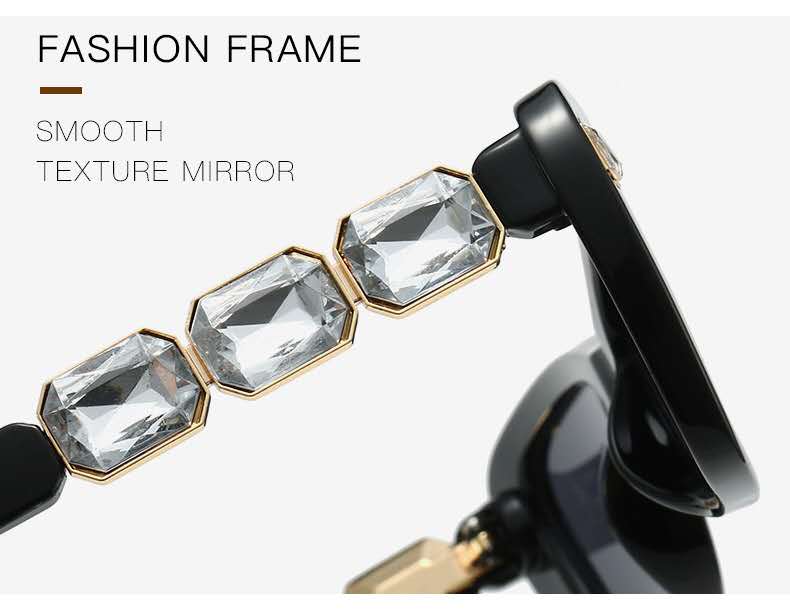 Papillon Crystal | Butterfly Rectangle Sunglasses
