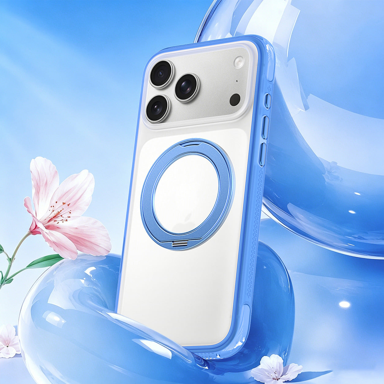 AIR - Magnetic 360° Rotating Phone Case with Alloy Buttons