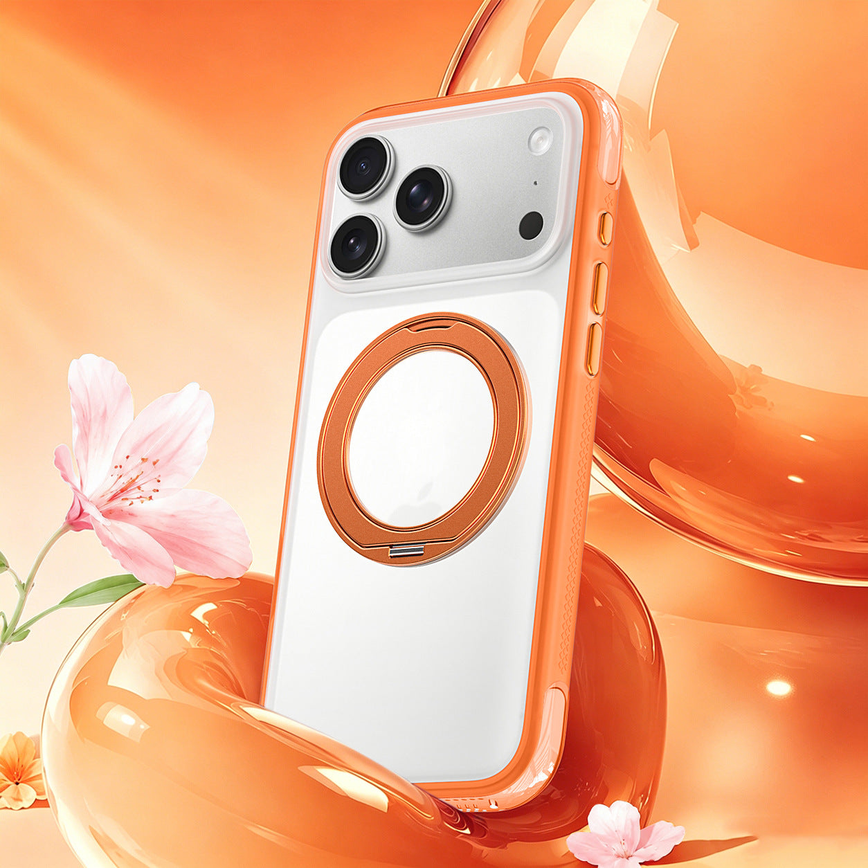 AIR - Magnetic 360° Rotating Phone Case with Alloy Buttons