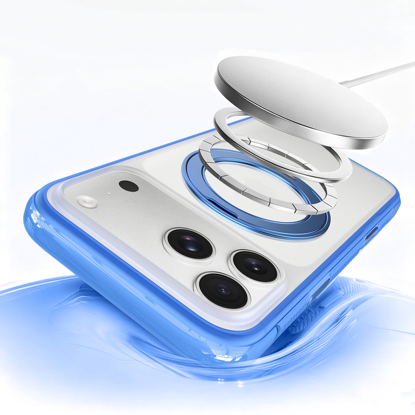 AIR - Magnetic 360° Rotating Phone Case with Alloy Buttons