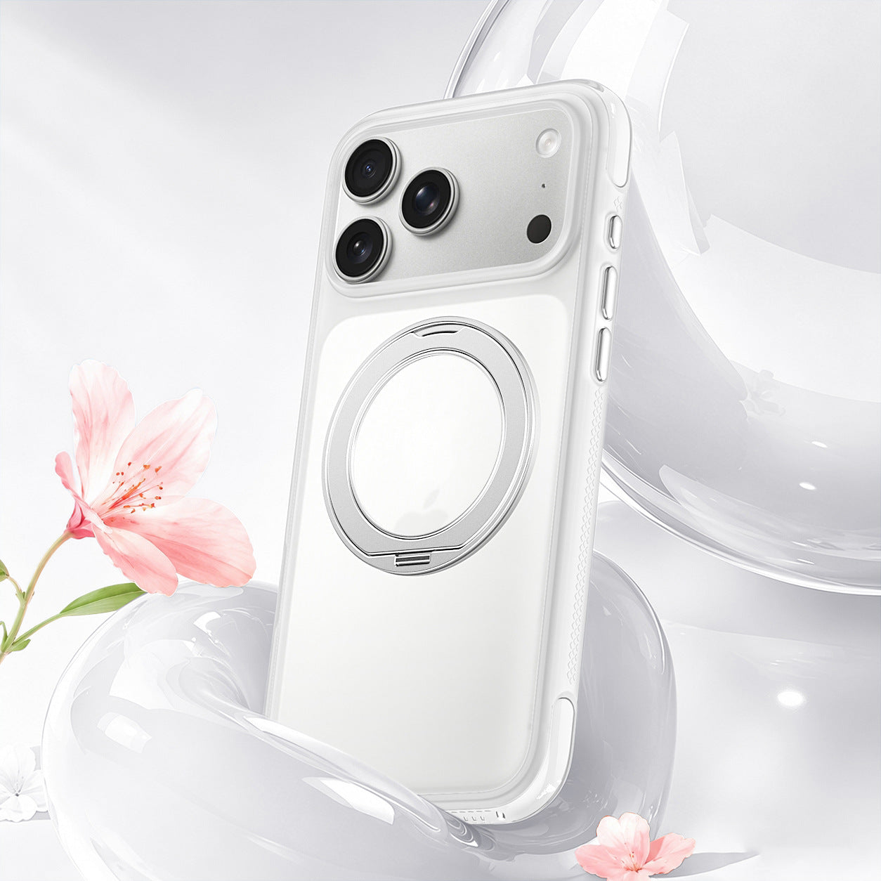 AIR - Magnetic 360° Rotating Phone Case with Alloy Buttons