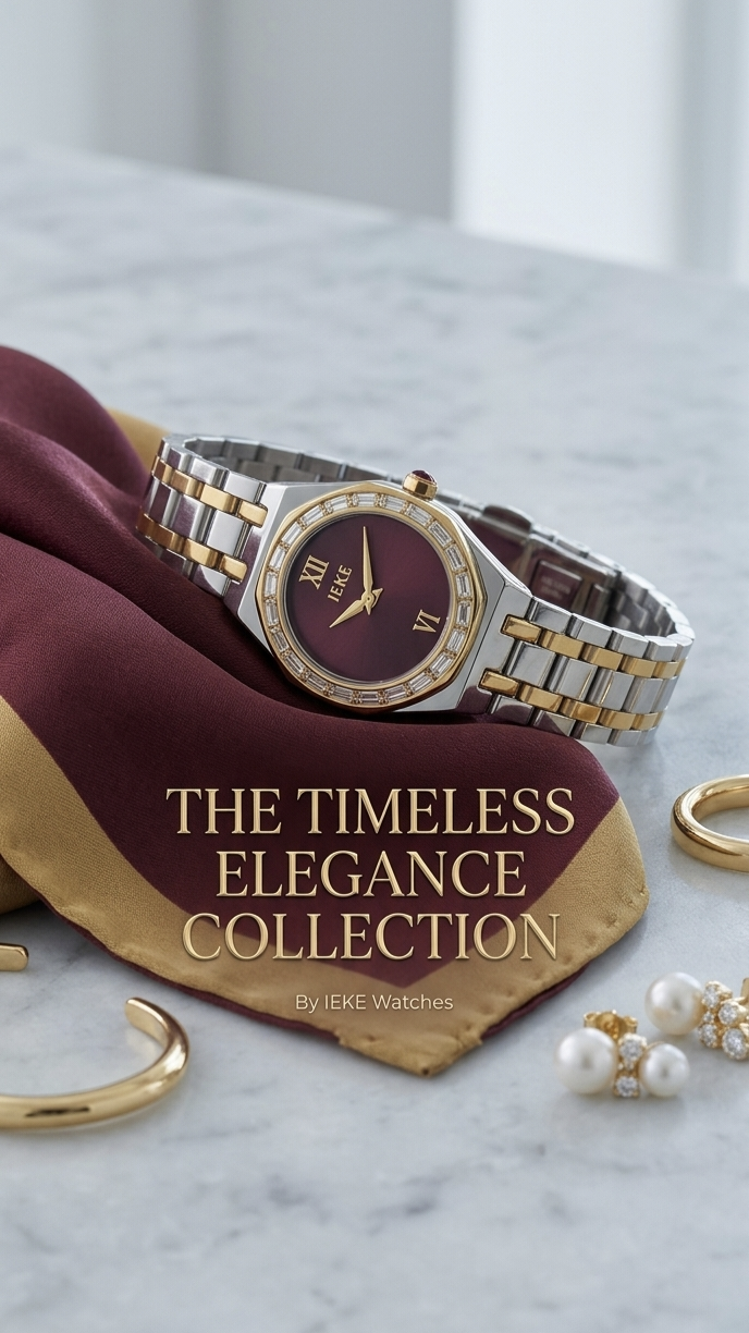 IEKE Violet Stone Watch