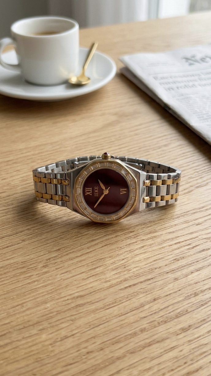 IEKE Violet Stone Watch