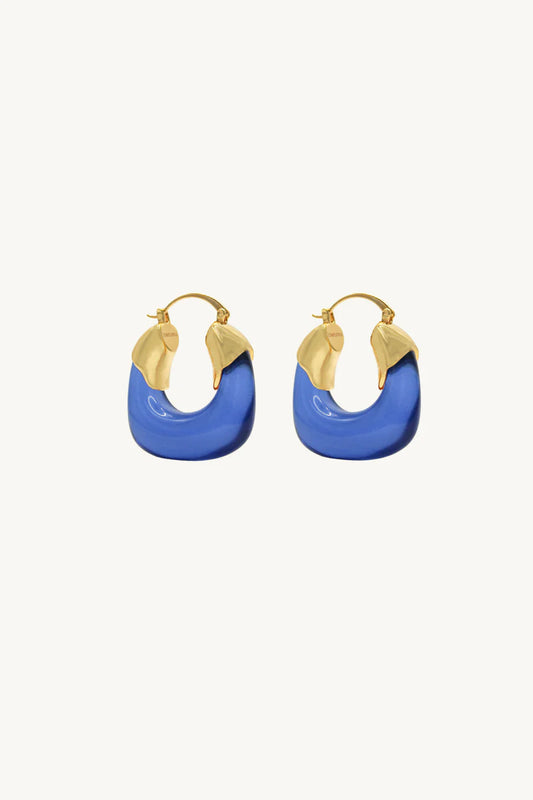 Kira Hoop Earrings/BLUE
