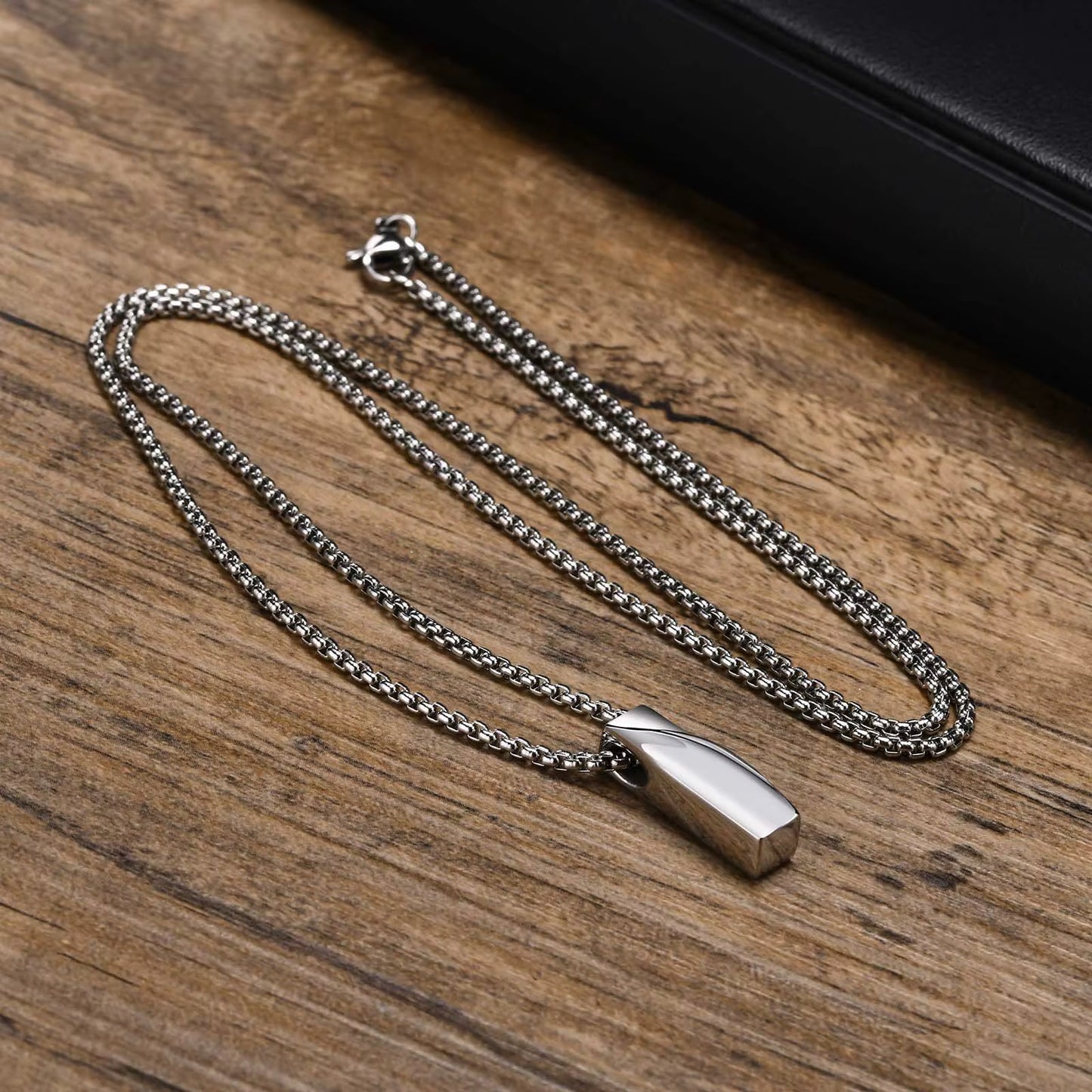 Sterling Essence Stainless Steel Long Chain Necklace
