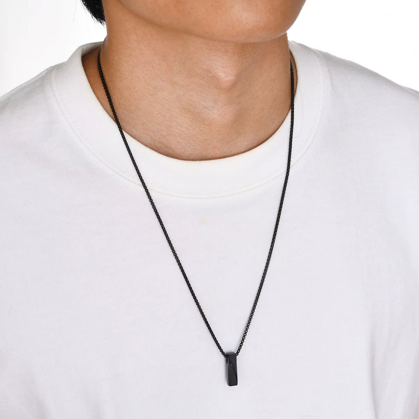 Sterling Essence Stainless Steel Long Chain Necklace